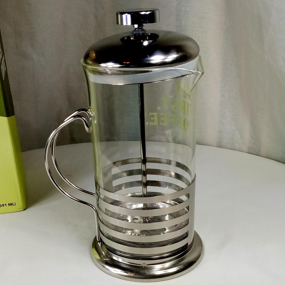Alfred Bur First Coffee French Press Coffee Maker 20oz - Picture 2 of 11